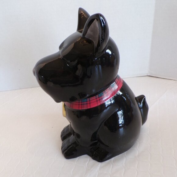 Scottish Terrier Cookie/Dog Treat Jar by Design Studio Scottie 9 1/4" #4023 - Picture 3 of 6